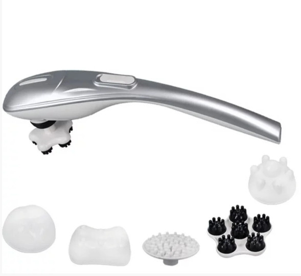 Ручной массажер 701-В для шеи, спины и тела (5 насадок) Винница - изображение 2