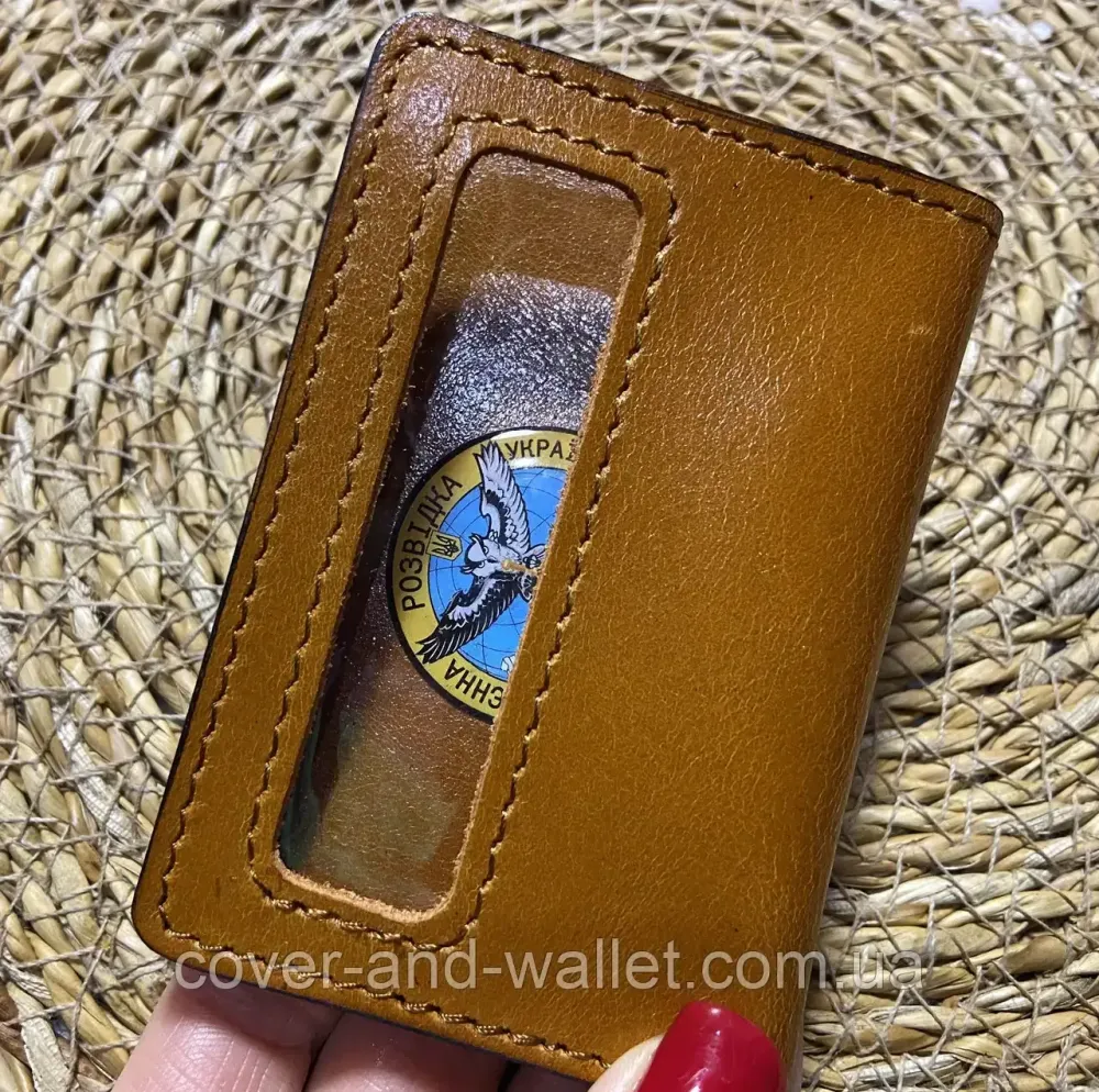 Обкладинка ГУР (Главне керування розвідки) з пластиковим шевроном Puos Жовтий Київ - фото 5