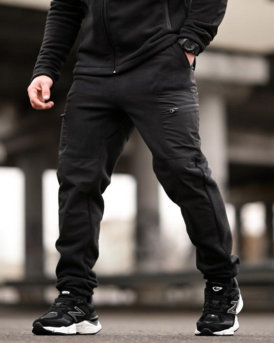 Флісовий спортивний тактичний костюм TARANTUL black ТР6551 Одеса - фото 8