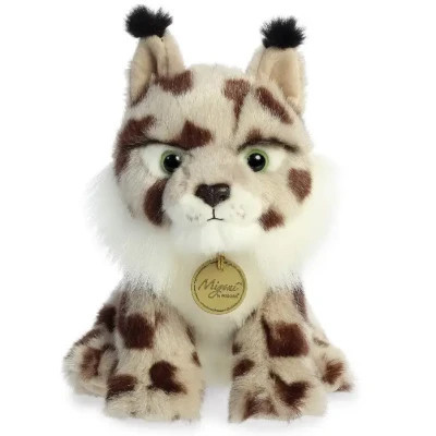 Мягкая игрушка Aurora мягконабивная Рысь Иберийская Бежево-коричневая 22 см (210292A) Винница - изображение 1