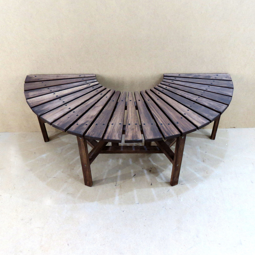 Садова лавка "Слуцьк 1х40" мокко Миколаїв - фото 7