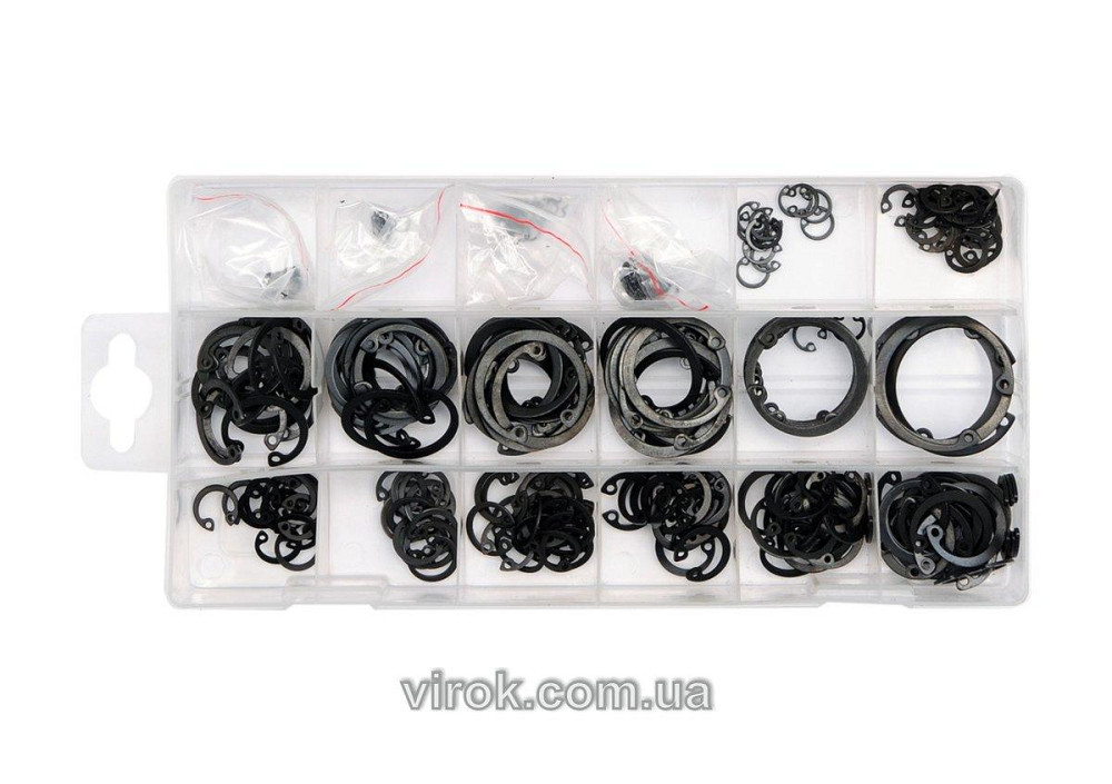 Стопорні кільця внутрішні YATO : набір, 300 шт [5/20] Одеса - фото 1