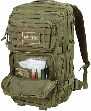 Тактичний Рюкзак 36 літрів із системою Molle 25 мм Mil-Tec від Sturm "Assault Laser Cut" (14002705)  Нововолинськ - фото 4