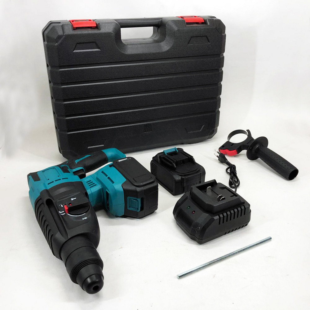 Перфоратор з функцією довбання KRAFFTEC 48V 2 акб, Перфоратор для роботи в для роботи з каменю PS-94 Львів - фото 20