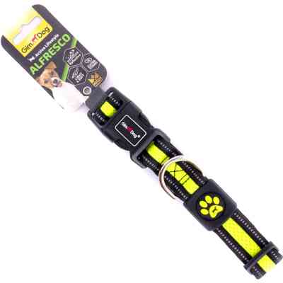 Ошейник для животных GimDog Alfresco неопрен 35-51 см/25 мм желтый (8009632059471) Винница