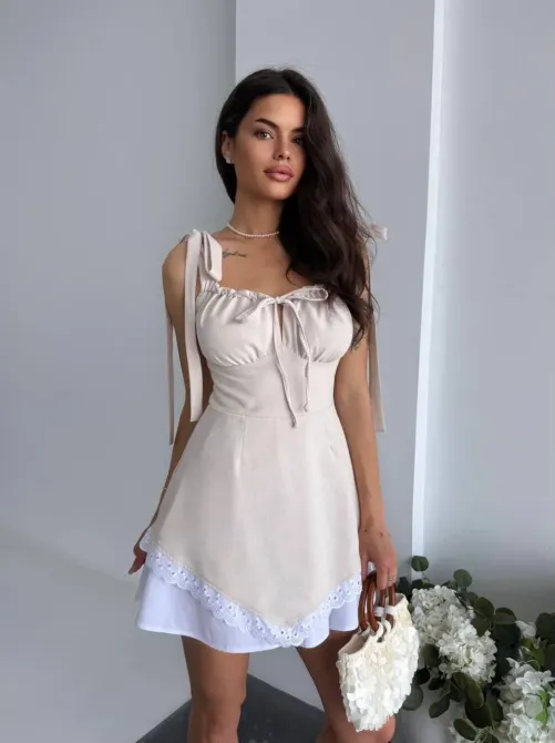 Стильное платье для летнего льна Одесса - изображение 7