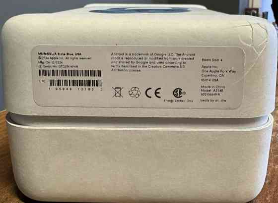 Наушники Beats by Dr. Dre Solo 4 Wireless Slate Blue. Київ