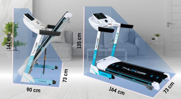 Беговая дорожка THUNDER REACT-S-WHITE Киев - изображение 2