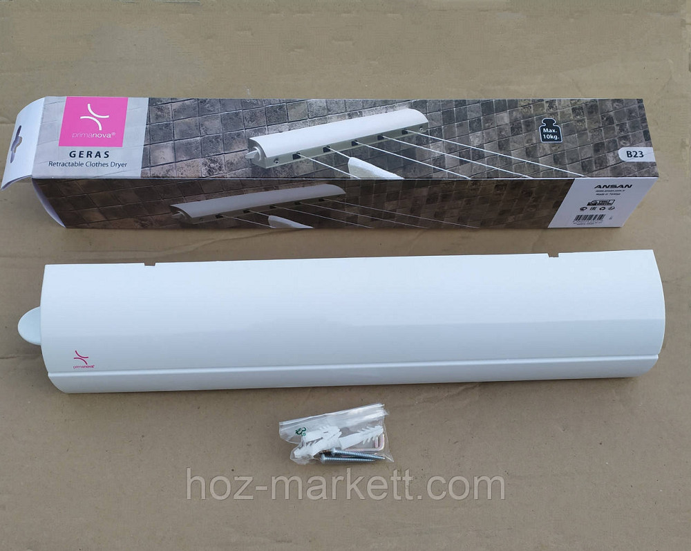 Інерційна мотузка Prima Nova інерційна сушарка розсувна настінна Харків - фото 10