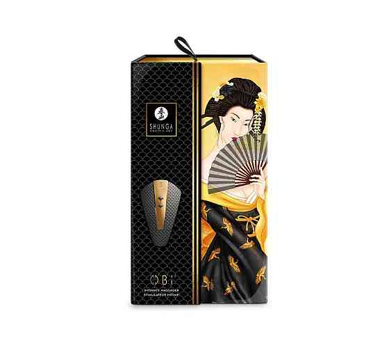 Клиторальный вибратор Shunga Obi Black Sex Aura Киев