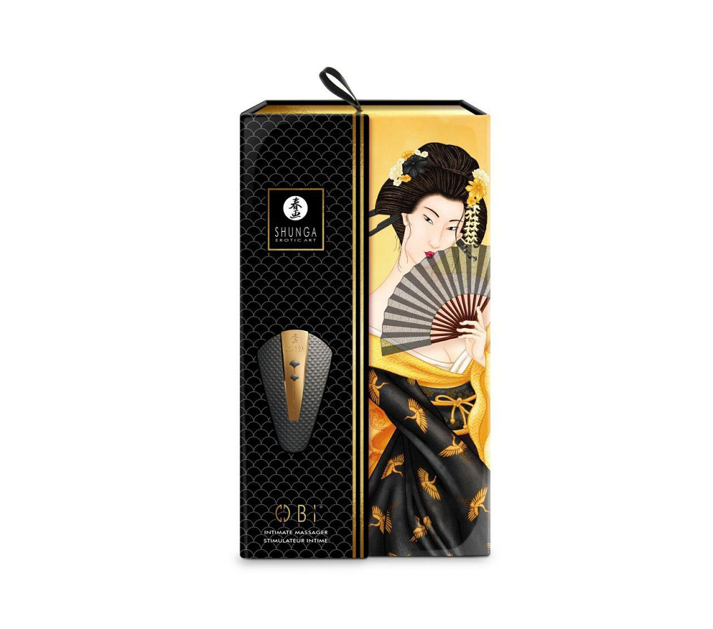 Клиторальный вибратор Shunga Obi Black Sex Aura Киев - изображение 6