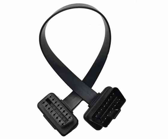 Автомобільний подовжувальний кабель OBD-II/OBD2 24см Луцк
