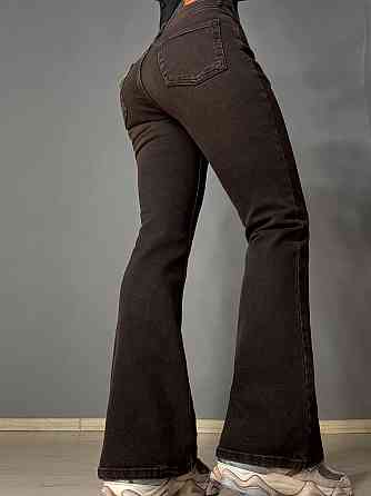 Джинси жіночі Ambrossa 602-1 кльош flared jeans коричневі, коричневий, 30, 30, 83 см, 108 см Київ