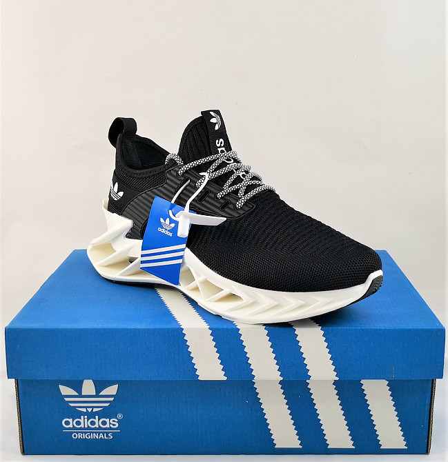 Кроссовки Мужские Adidas Springblade Чёрные с Амортизацией Адидас (размеры: 44,45) Видео Обзор Днепр - изображение 8
