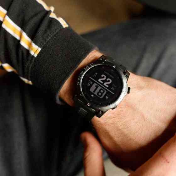 Чоловічий наручний розумний годинник North Edge CrossFit GPS з компасом (Black) Київ