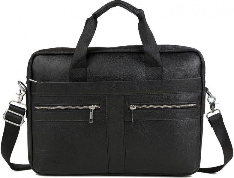 Сумка мужская кожаная Черная (Vintage) Киев - изображение 15