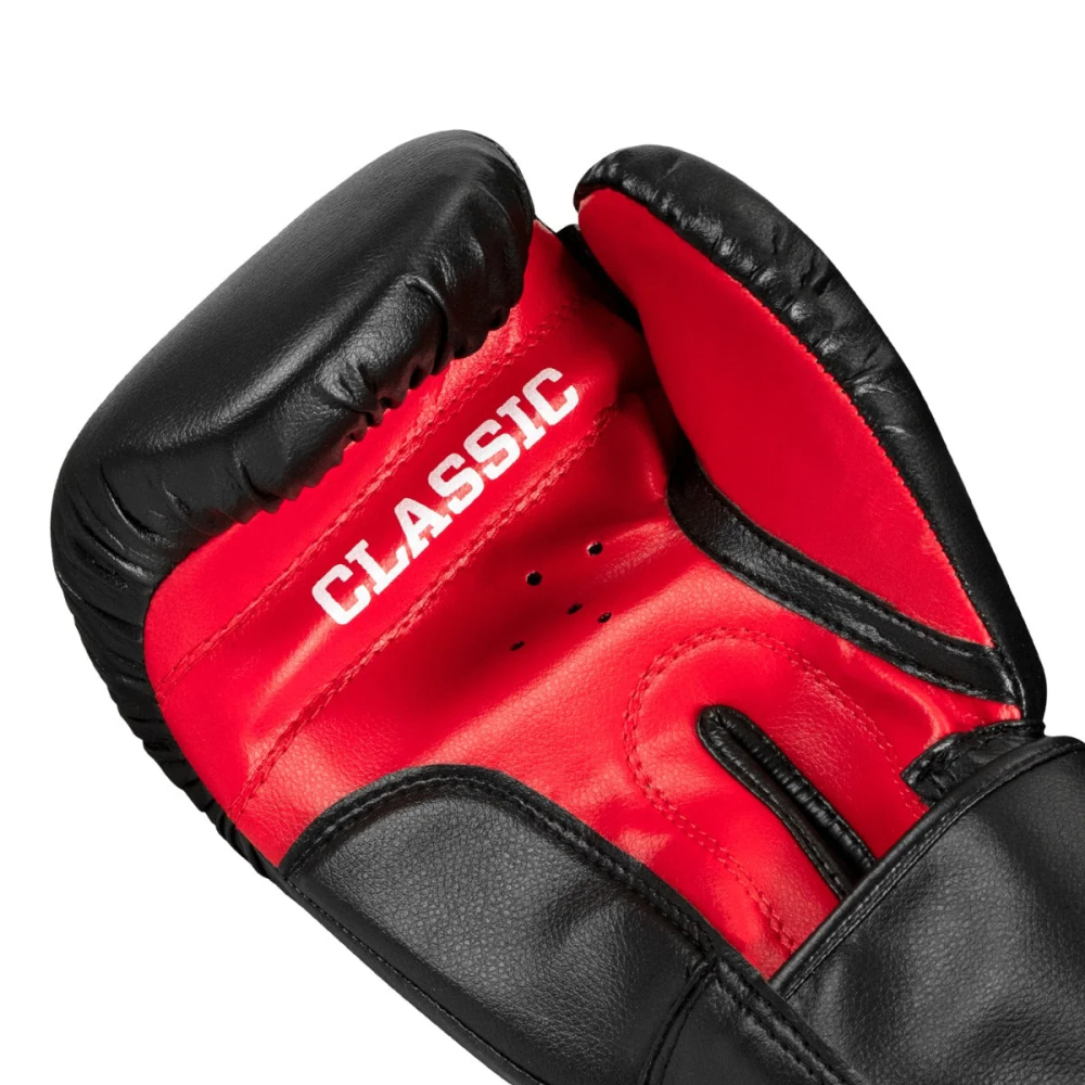 Боксерські рукавиці  TITLE Classic Boxing Gloves Black/Red Regular Каменское - изображение 5
