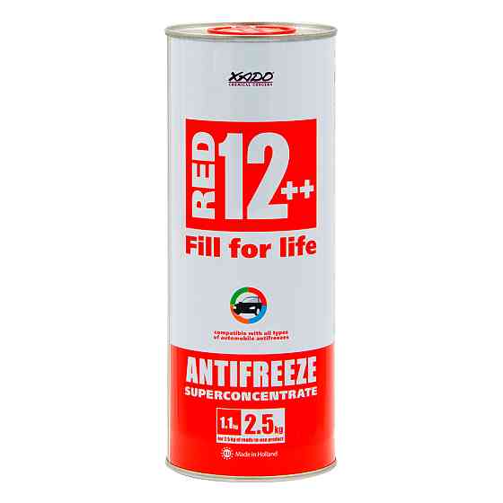 Антифриз Xado Antifreeze Red 12++ червоний концентрат 1,1л Львів