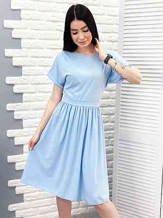 Жіноче плаття міді з короткими рукавами "Валенсія" оптом та по дропшипінгу | Норма Київ