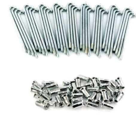 Спиця колеса МТ, ДНІПРО (коротка) (L-125mm, D-4.5mm) (компл, 36шт) JING Киев - изображение 1