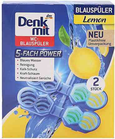 Denkmit туалетний блок для унітазу lemon (2шт) Гостомель