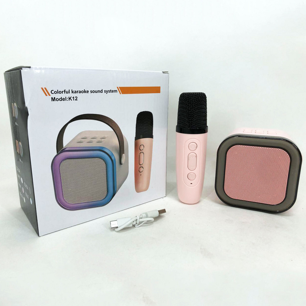 Мікрофон караоке бездротовий з динаміком для дітей, Караоке мікрофон з bluetooth динаміком CF-40 Львів - фото 2