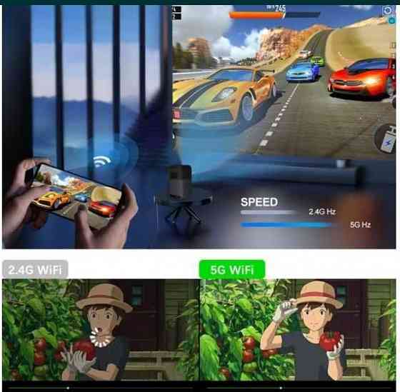 Проектор с Аккумулятором: LED Alincoo S 10. Харьков