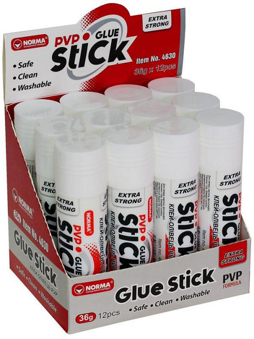 Клей-олівець "Norma" 36гр. 4630 PVP, шт Київ - фото 1