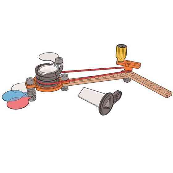 Конструктор Hape Junior Inventor Оптична лабораторія 54 деталі (E3034) Харків