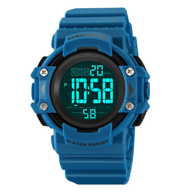 Часы мужские спортивные наручные Skmei 2195 (Синий) Винница - изображение 3