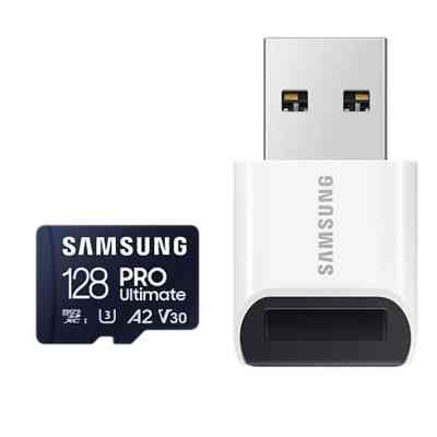Карта пам&apos;яті Samsung 128GB microSDXC class 10 UHS-I U3 V30 A2 Pro Ultimate (MB-MY128SB/WW) Вінниця