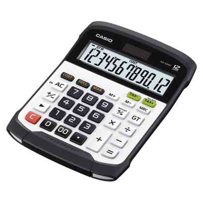 Калькулятор Casio WD-320MT-W-EC, чорно-білий (CALC-CAS-WD-320MT-W) Вінниця