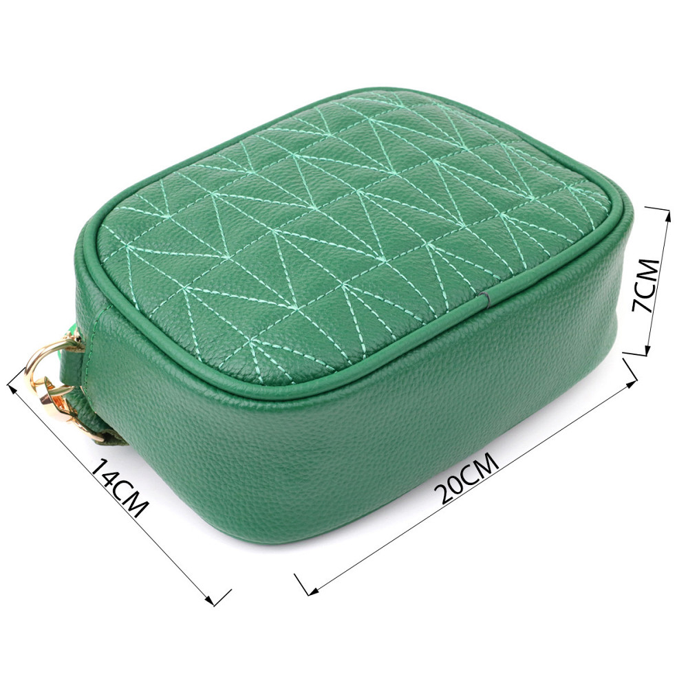 Сумка для женщин из натуральной кожи Vintage 22900 Зеленый Киев - изображение 3