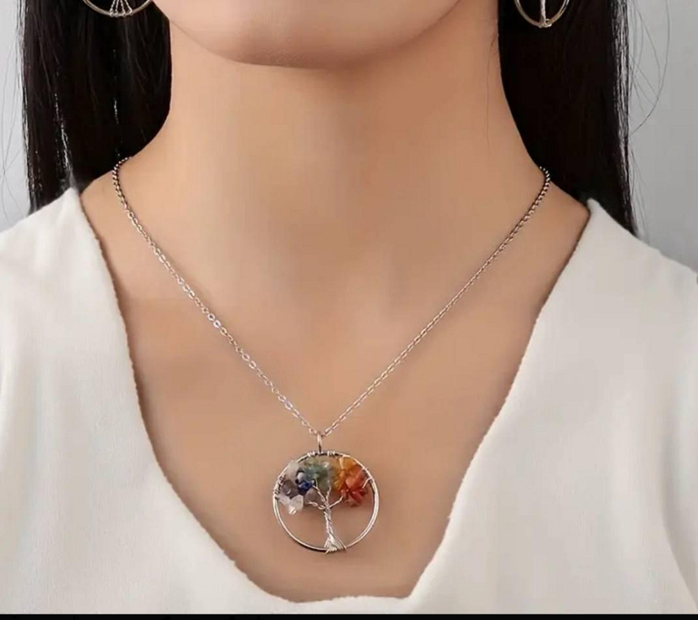 Кулон Дерево життя 7 чакр на ланцюжку Київ - фото 2