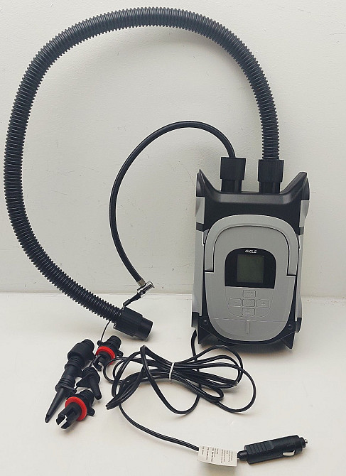 Електричний компресор потужний насос від прикурювача для надування SUP та шин GICLE AP-882H (товар вживаний) Луцьк - фото 3