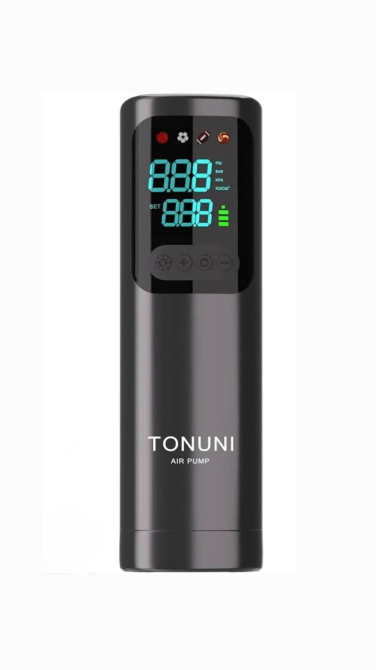 Уцінка Електричний насос для накачування м'ячів TONUNI A8 — 17 PSI, акумулятор 4000 мАг, LCD-дисплей, USB Type-C Київ - фото 2