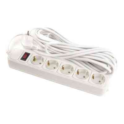 Мережевий фільтр живлення PowerPlant 7 м, 5 розеток, 3x1.5мм2, евростандарт (JY-1056/7) (PPSA10M70S5B) Вінниця