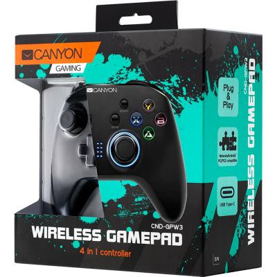 Геймпад Canyon CND-GPW3 Wireless android/PC Black (CND-GPW3) Вінниця - фото 4