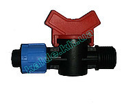 Кран стартовый резьба наружная 1/2" для пластиковой трубы Харків - фото 1