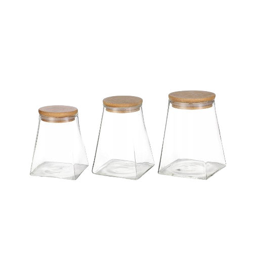 Ємність 900мл 10*10*13,6см з кришкою скло KAMILLE 9037 Житомир - фото 4