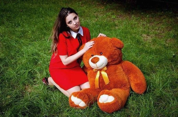 М'яка  іграшка подарунок на 8 березня плюшевий ведмедик Ветли 130 см Коричневий Тернопіль - фото 4