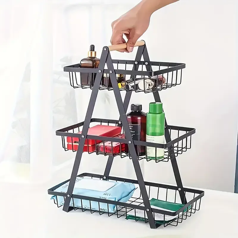 Корзина для фруктов 3 яруса,/ Фруктовница металлическая Коломия - фото 3