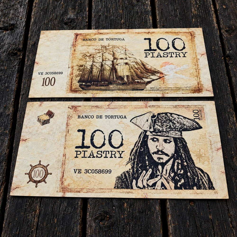 Піастри Знамениті піратські гроші 1 Пачка 100 банкнот Київ - фото 9