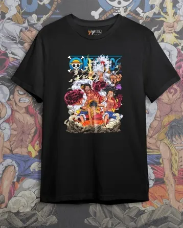 Футболка чоловіча з  принтом Ван Пис All Gear Розмір 48 Anime0018 Дніпро