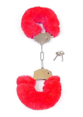 Наручники - Fetish Boss Series Furry Cuffs Red Sex Aura Киев