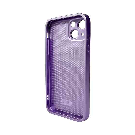 Чохол для смартфона AG Glass Matt Frame Color Logo for Apple iPhone 12 Light Purple Киев
