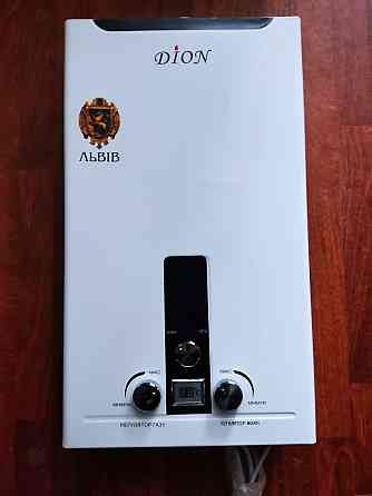 Газова колонка напівтурбо Dion JSD 10 F проточний водонагрівач з примусовою витяжкою 10 л/хв автоматичний розпал + димохід Київ