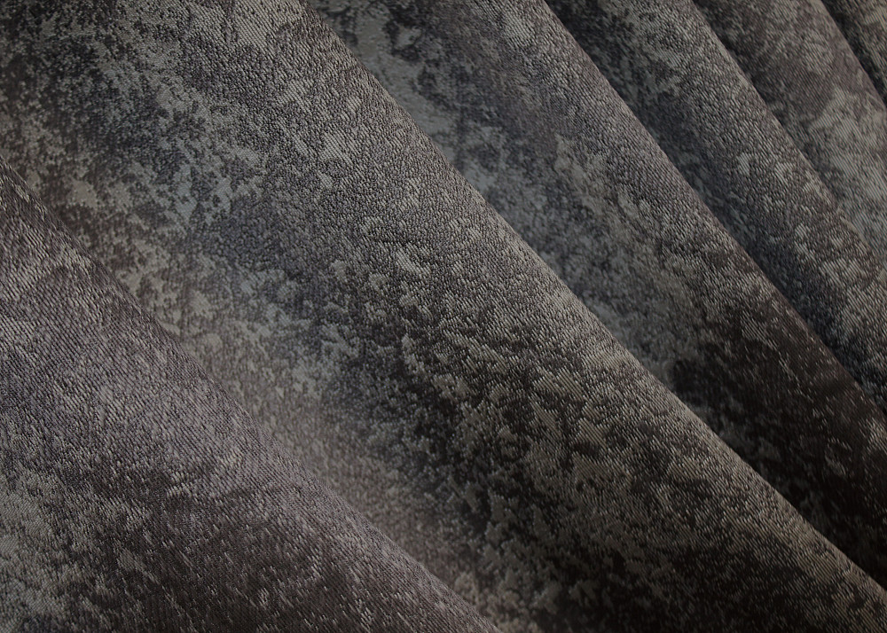 Комплект готовых штор VR-Textil Мрамор Al-9 № 1637ш Графитовый с серым 150х290 см 2 шт (33-0480) Киев - изображение 6