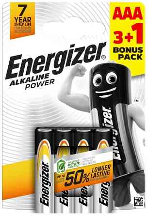 Батарейка Energizer LR3/AAA Лужна / блістер 4шт Дніпро