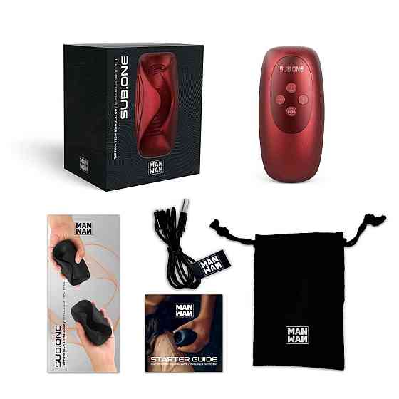 Мастурбатор Manwan SUB.ONE Velvet Red Sex Aura Київ